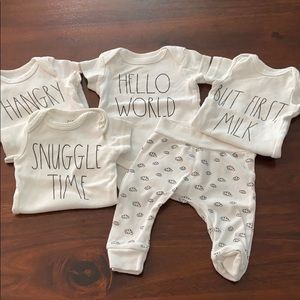 Rae Dunn Baby Onesies